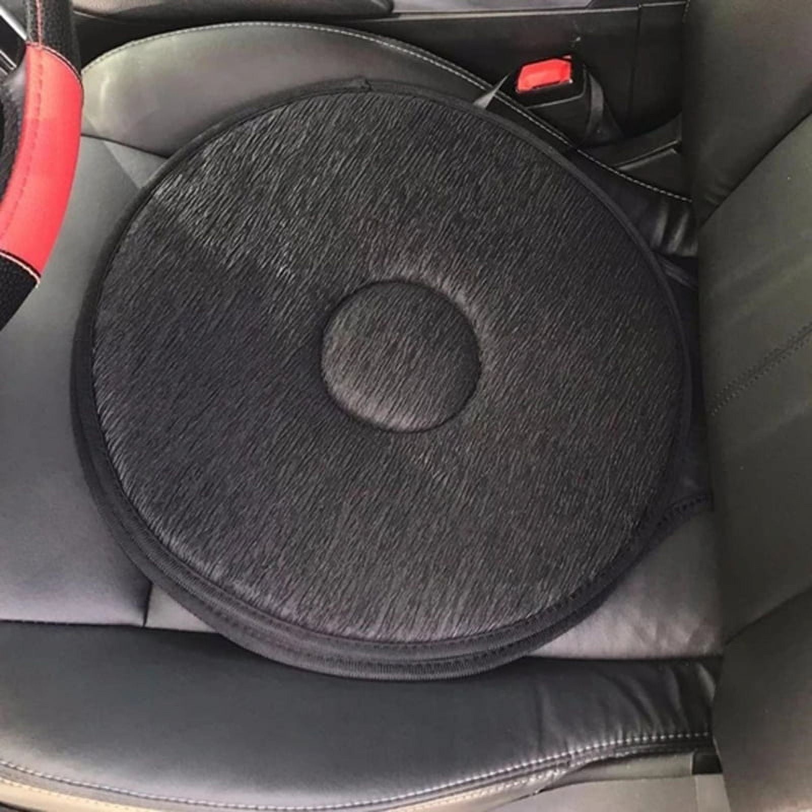 360 Degree Rotate Swiveling Car Seat Cushion Easy In Out Soft Seat Pad