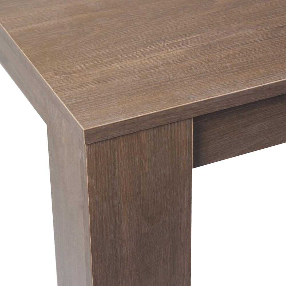 Leejay 59 inch Walnut Rectangular Kitchen Wood Dining Room Table