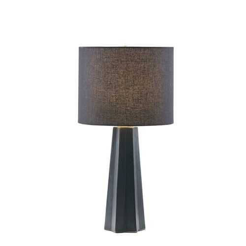Martha Stewart Modern Athena Table Lamp With Black Finish Mt153-0049