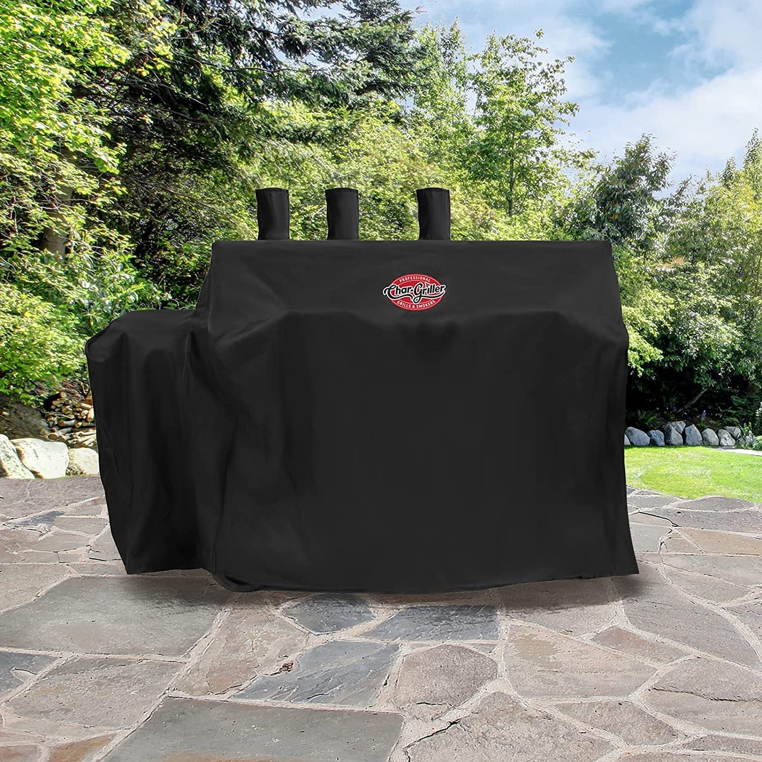 Char-Griller Polyester Duo Grill Cover, 60