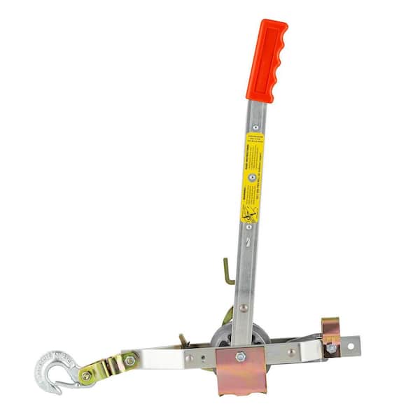 1,500 lb. 3/4-Ton Capacity 10:1 Leverage Rope Puller Come Along Tool Rope Not Included