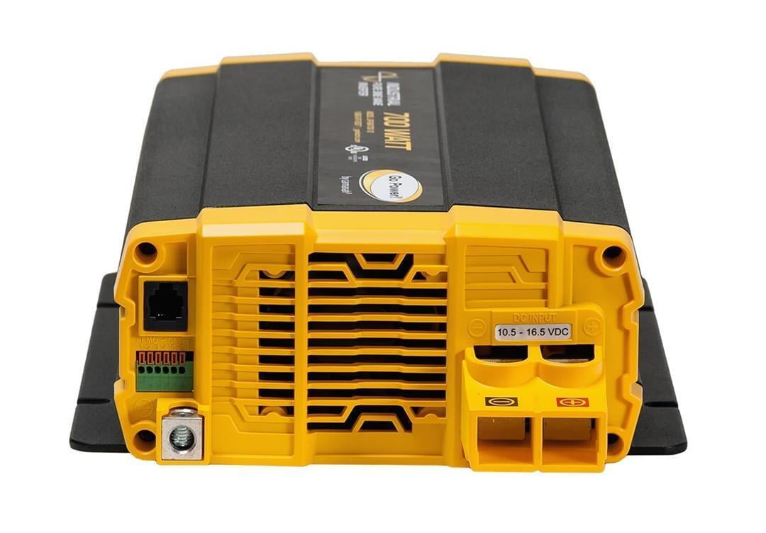 Go Power! GP-ISW700-12 Industrial Pure Sine Wave Inverter - 700 Watt / 12V