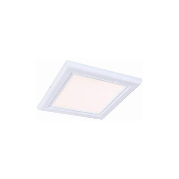 1 ft. x 1 ft. White Dimmable Edge-Lit 15-Watt 3000K Integrated LED Flat Panel Flushmount