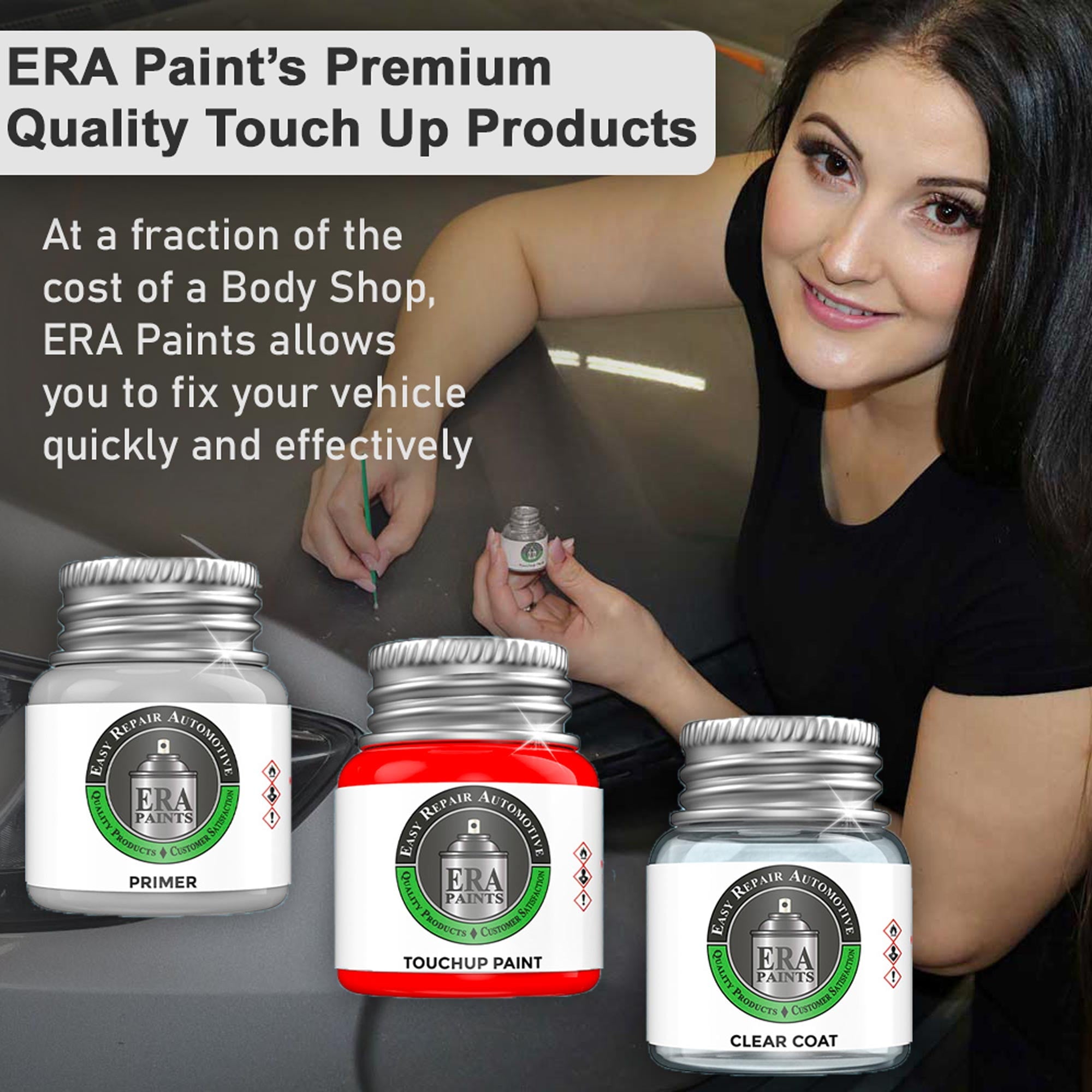 ERA Paints (1AF/2144/CAH/JBC2144 Italian Racing Red Metallic) Compatible With Jaguar E Pace 2019-2021 Exact Match Touch Up Paint