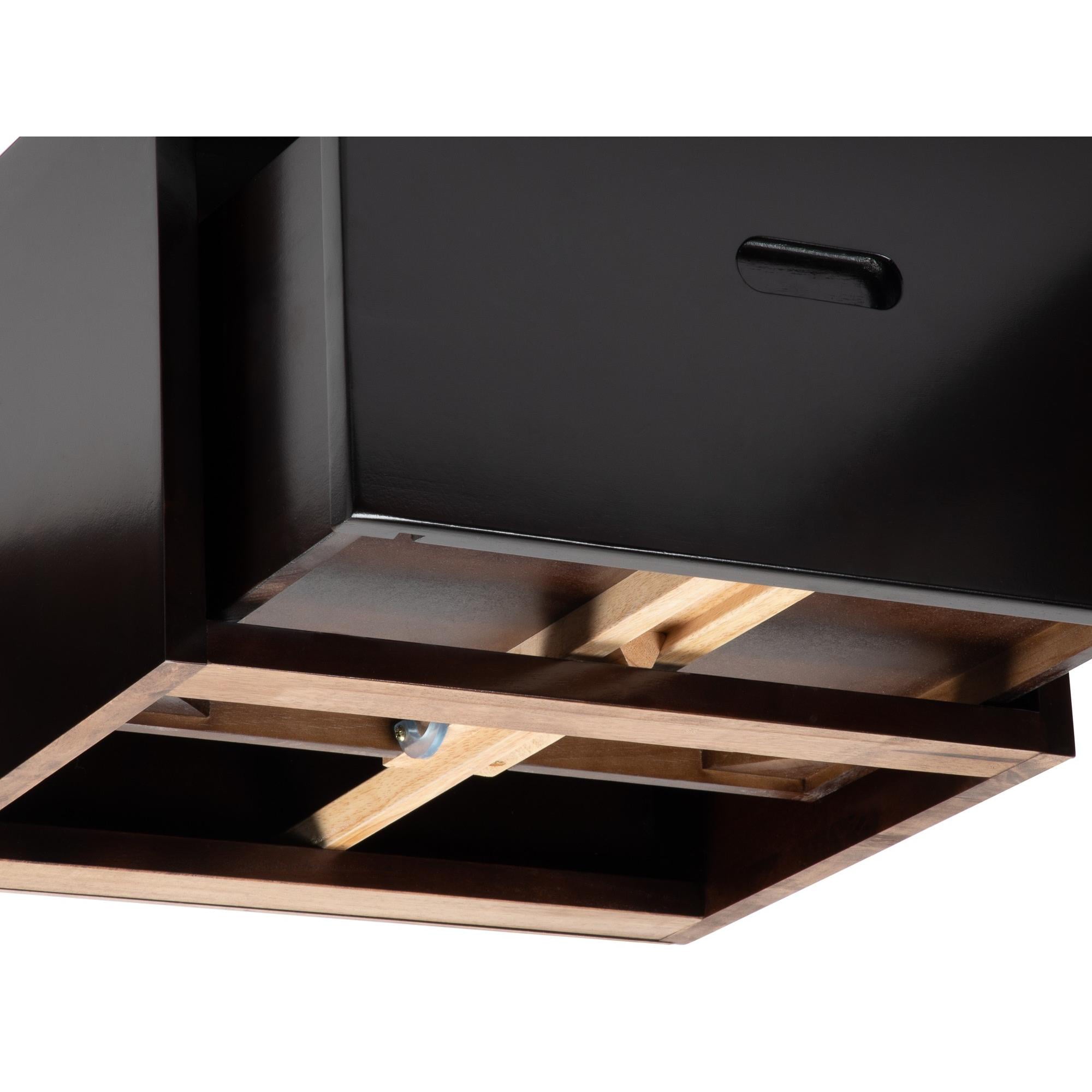 Westbrook Staircase Bunk Twin over Twin with 2 Urban Bed Drawers in Espresso