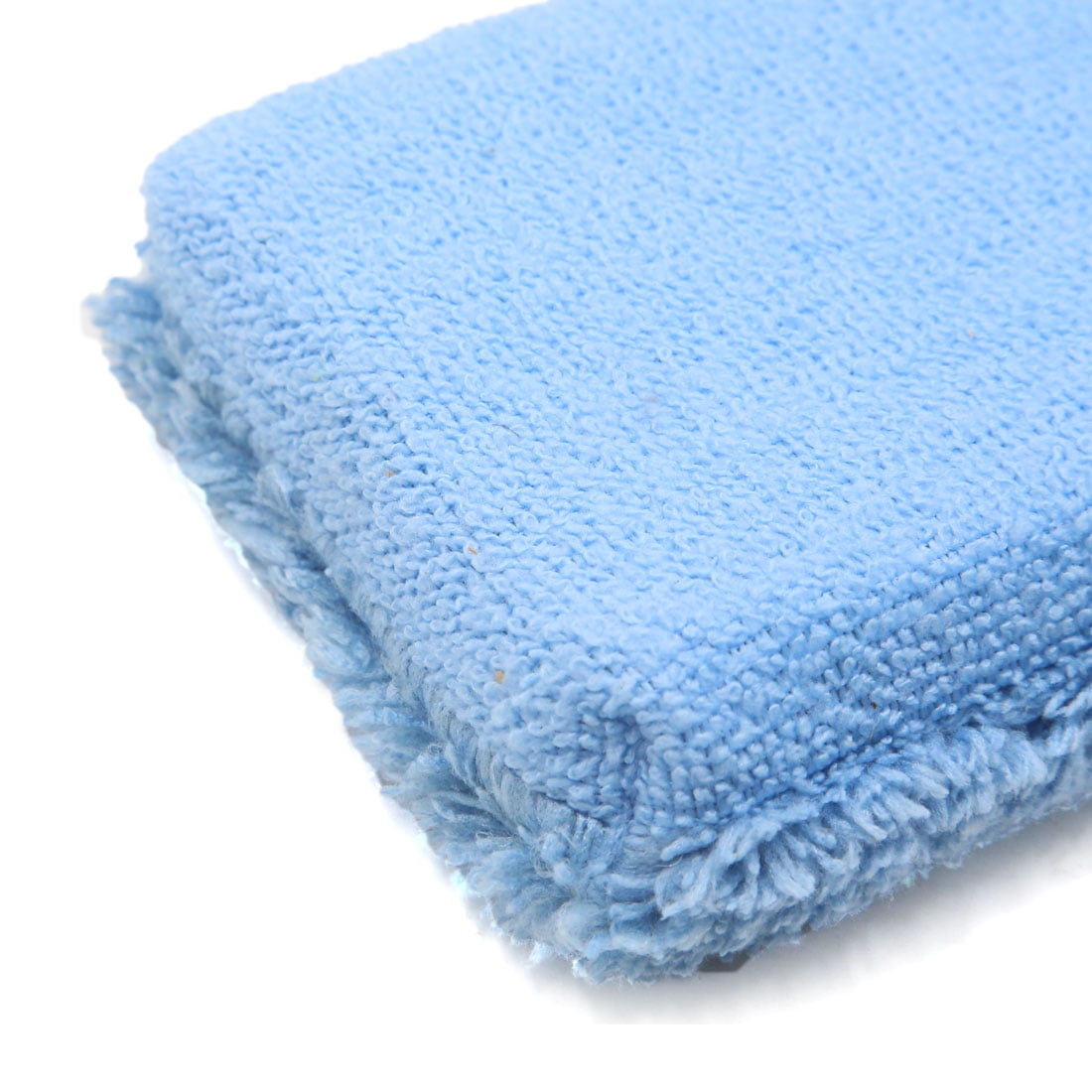 Unique Bargains Blue Rectangle Shaped Microfiber Home Car Washing Tool Cleaning Sponge Block