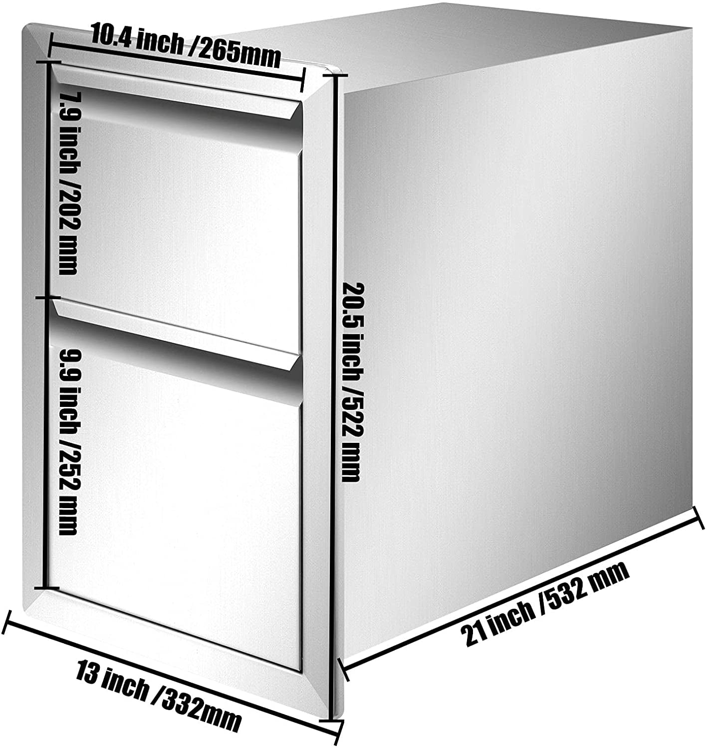 Outdoor Kitchen Door Drawer Combo 29.5