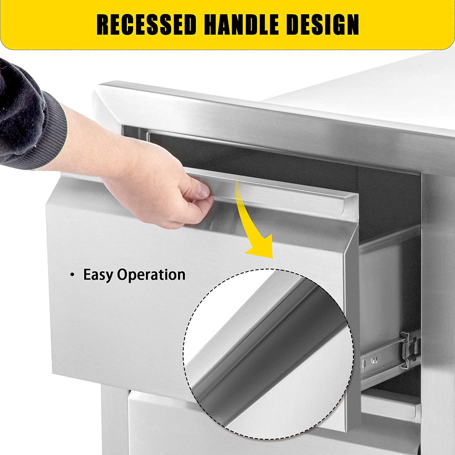 Outdoor Kitchen Door Drawer Combo 29.5