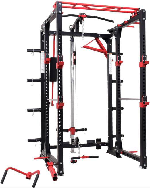 French Fitness Folding Cable Power Rack / Cage (New)