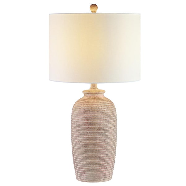 Kensen 27.5 in. Sandy Pearl Table Lamp