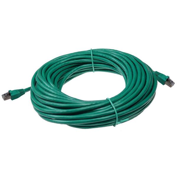 50 ft. Cat6a Snagless Shielded (STP) Network Patch Cable, Green