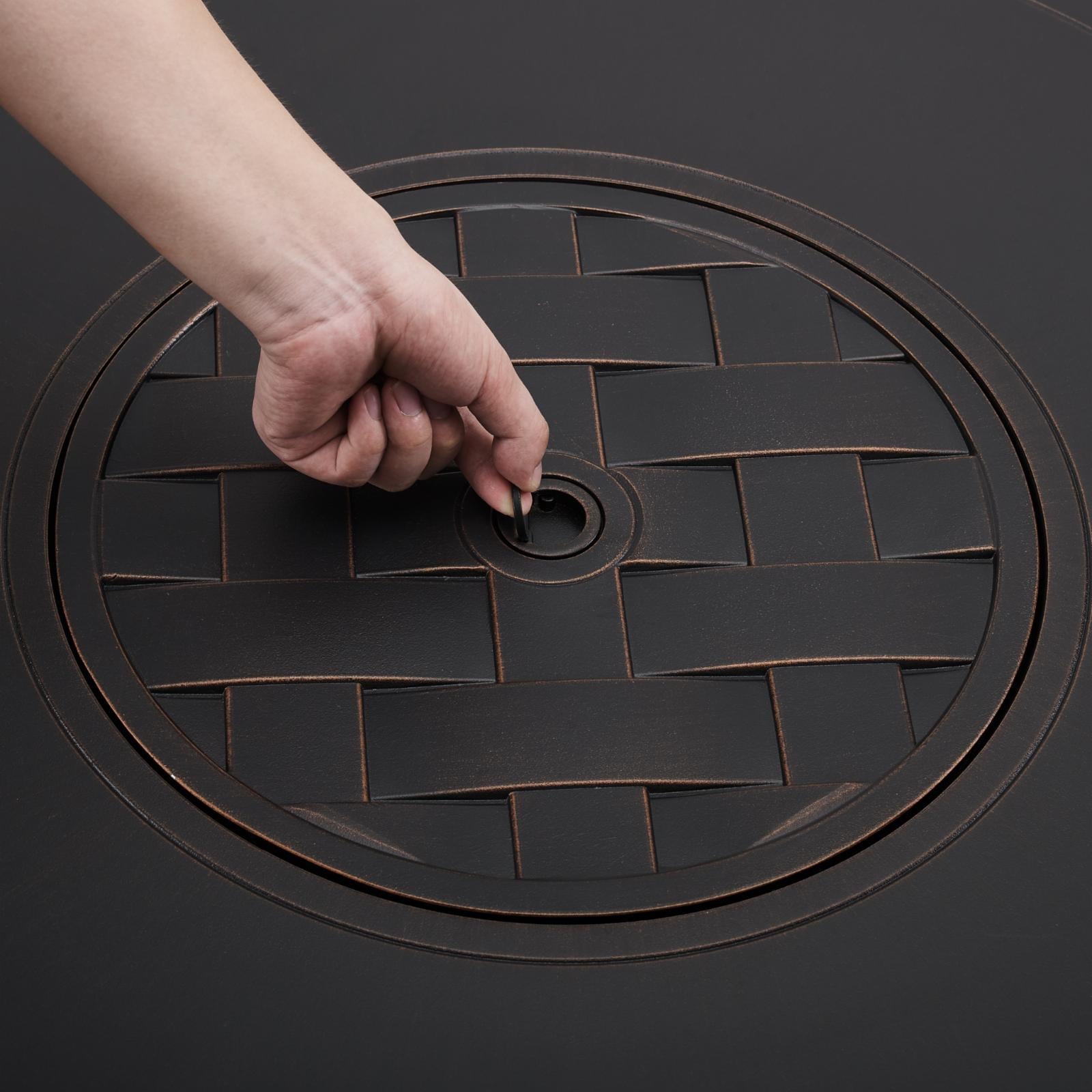 Fire Sense Dylan 33.9 in. Propane Fire Pit