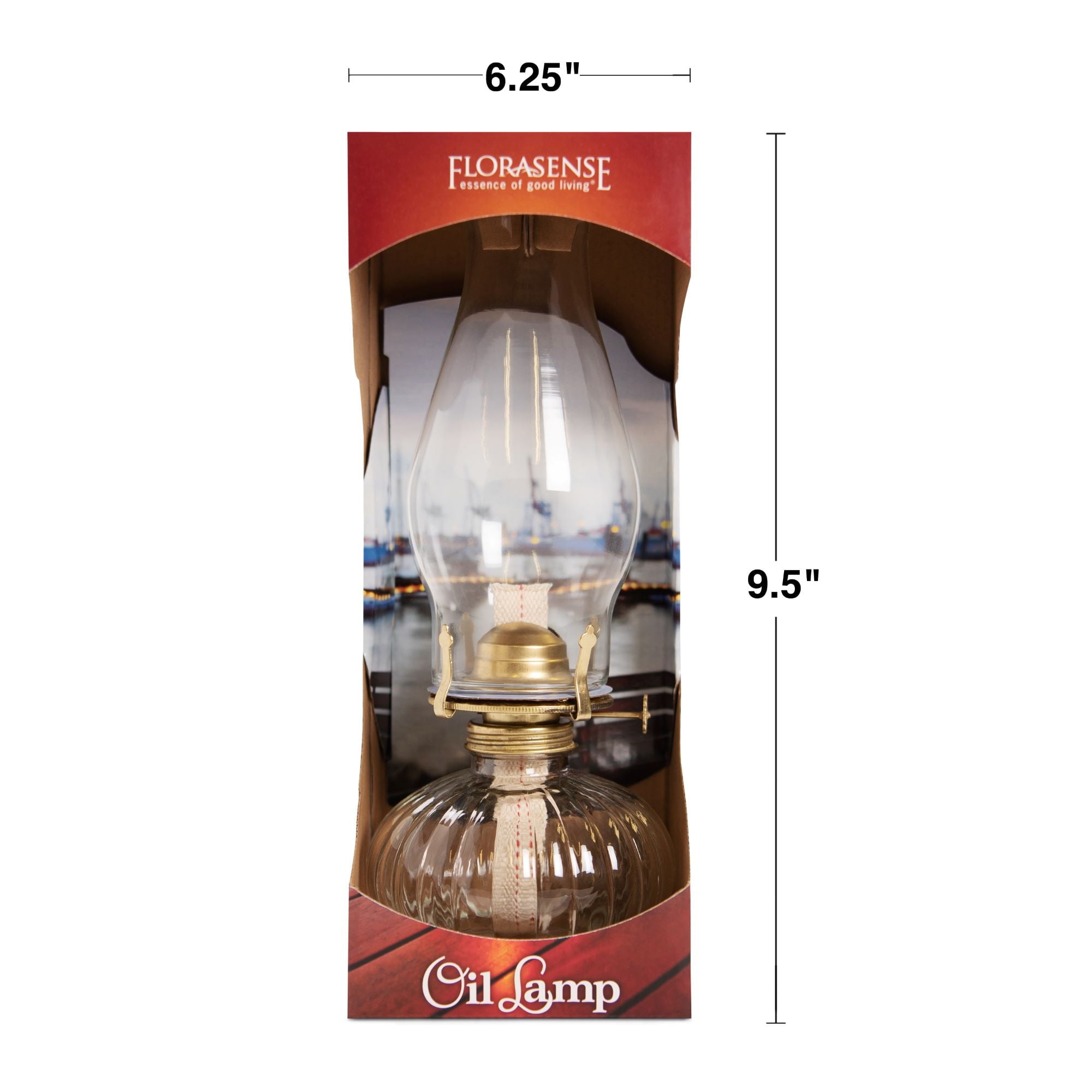 Florasense Glass Oil Lamp