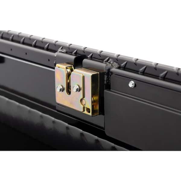 62.5 in. Gloss Black Aluminum Compact Truck Tool Box