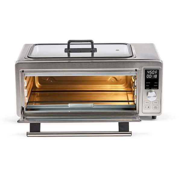 Emeril 1700-Watt 6-slice Silver Convection Toaster Oven with Grill