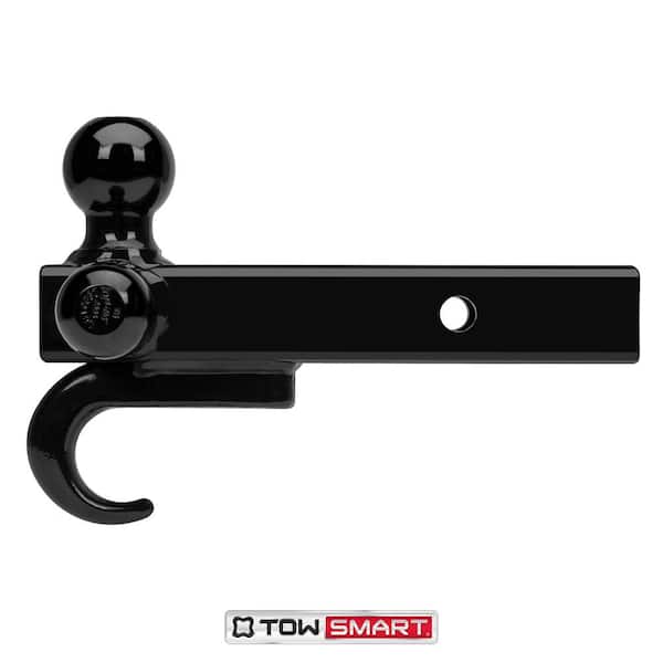 Up to 14,000 lb. 1-7/8 in., 2 in, and 2-5/16 in. Ball Diameters Trailer Tri-Ball Mount with Hook