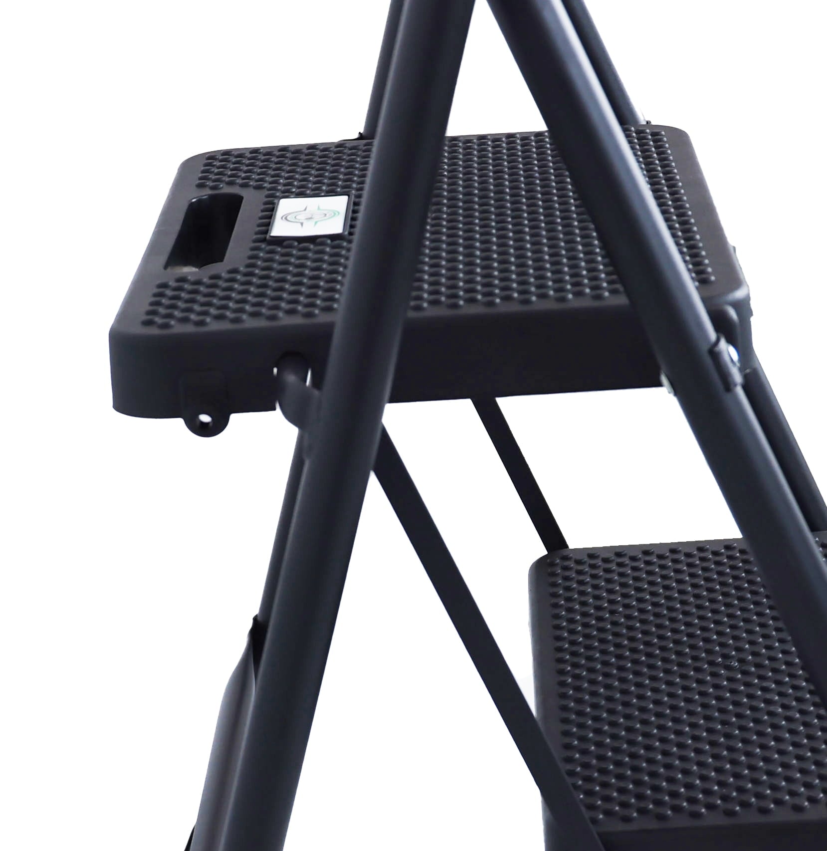 Elevon Folding Step Stool with Wide Anti-Slip Pedal, 330lbs Sturdy Steel Ladder, 2-Step