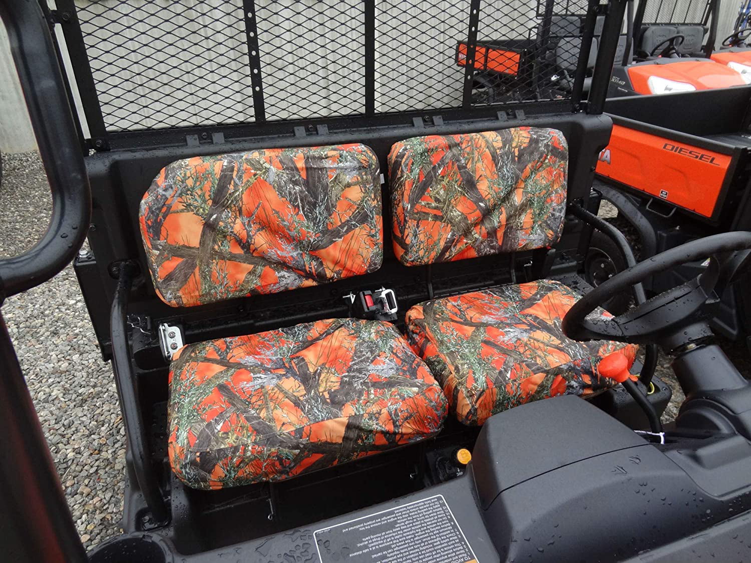KU19 2015 & Newer Kubota series RTVs. For models: RTV X900, RTV X1100, RTV X1120D & 1140. & SIDEKICK RTV XG850 in Orange Camouflage Endura