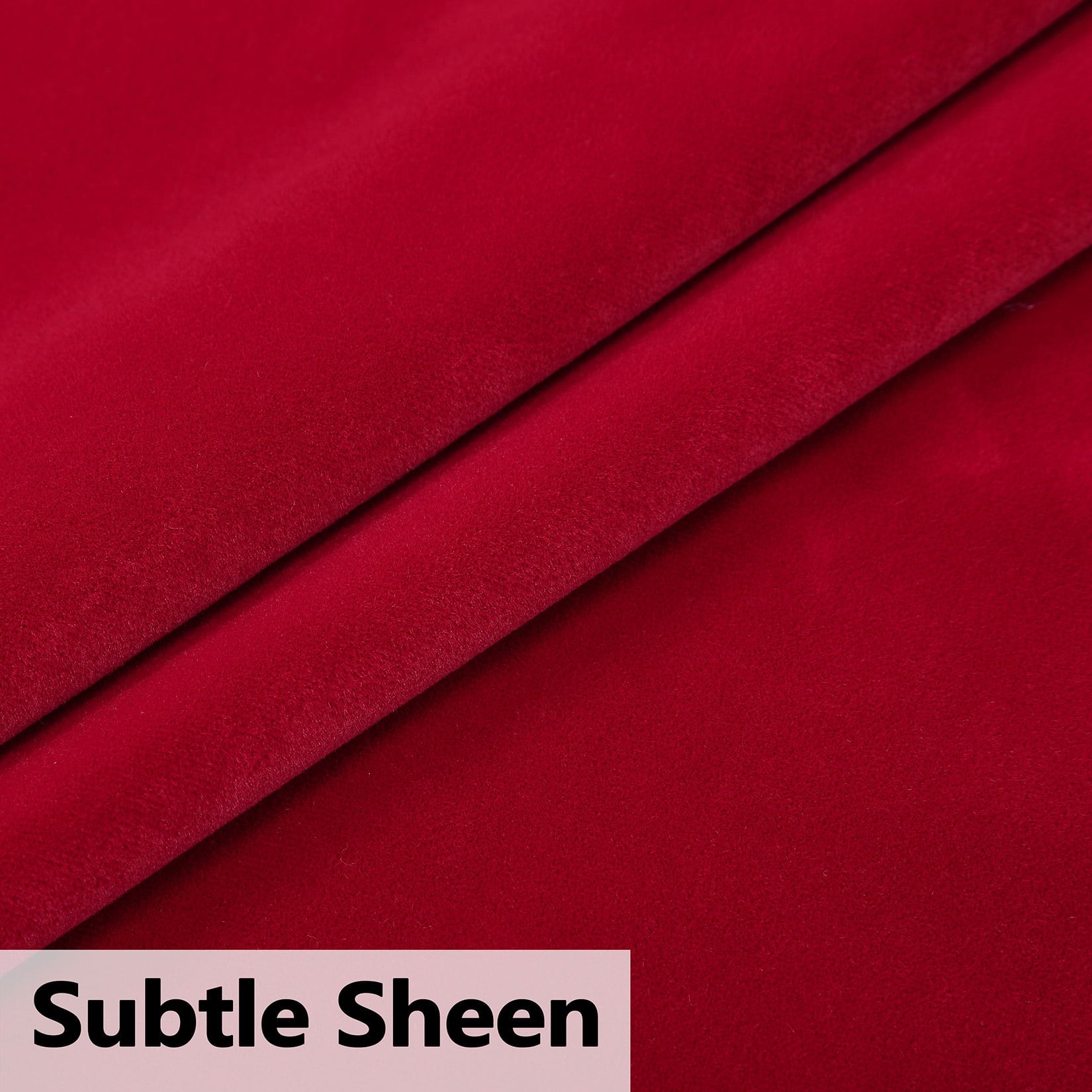 Soft Luxury Velvet Curtains with Tassels, 2 Panel Rod Pocket Blackout Curtain Drapes