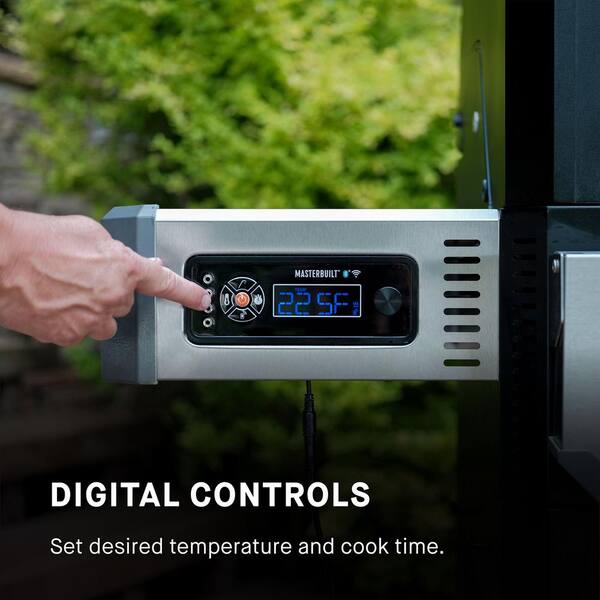 Gravity 800 Digital Charcoal Grill, Griddle and Smoker Combo in Black Plus Cover Bundle