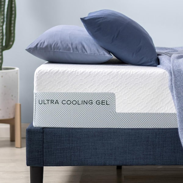 King Medium Smooth Top Ultra Cooling Gel 14 in. Memory Foam Mattress, Made in USA