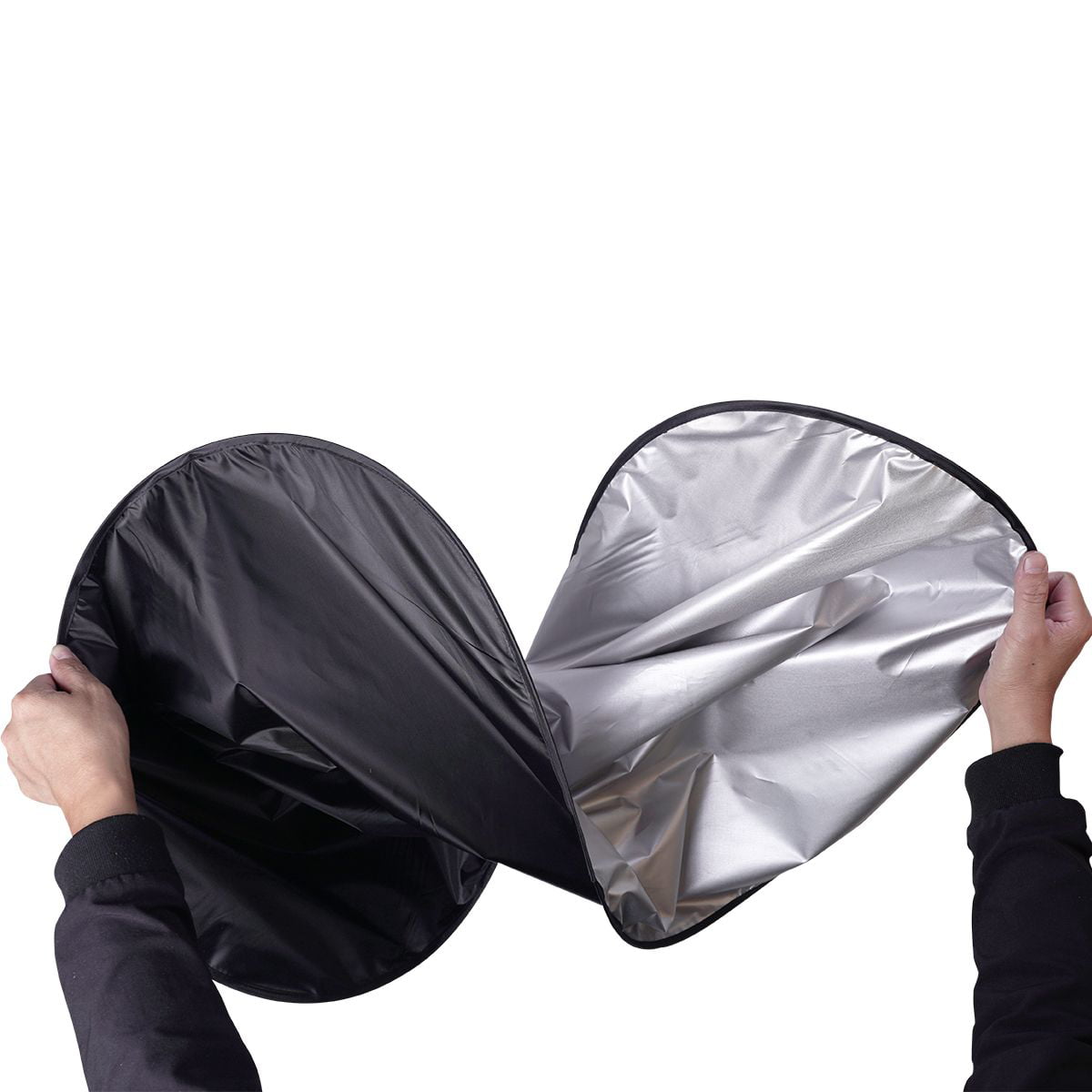 Auto Drive Universal 2 Count Twist Sun Shade Silver, 28.5'' x 31.5''