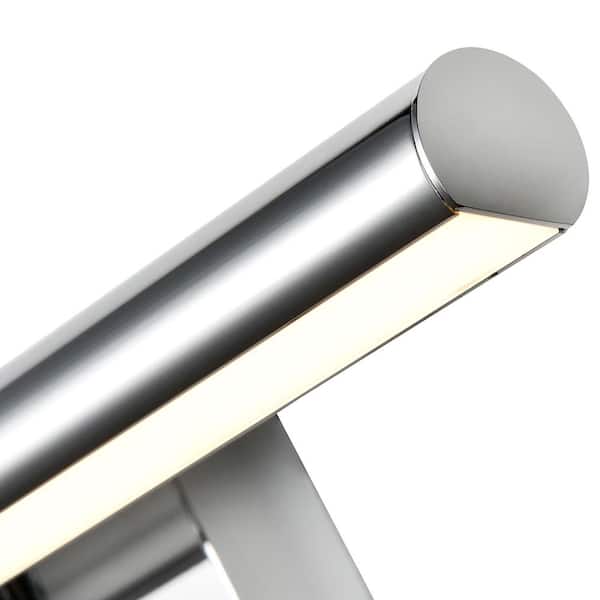 Procyon 24 in. ETL Certified Integrated LED Bathroom Lighting Fixture in Polished Chrome