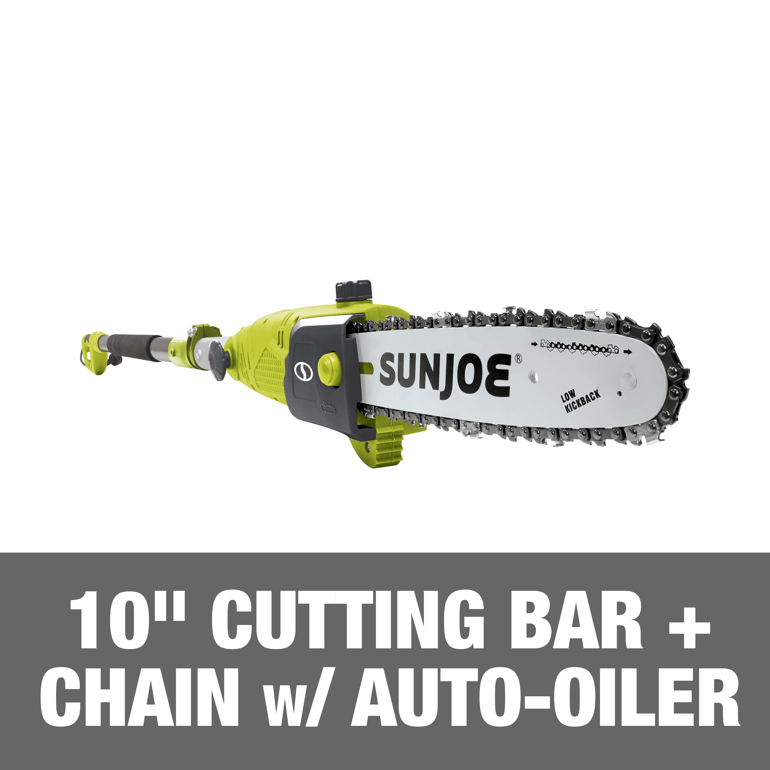 Sun Joe Electric 10-inch Telescoping Multi-Angle Pole Saw, 8.0-Amp