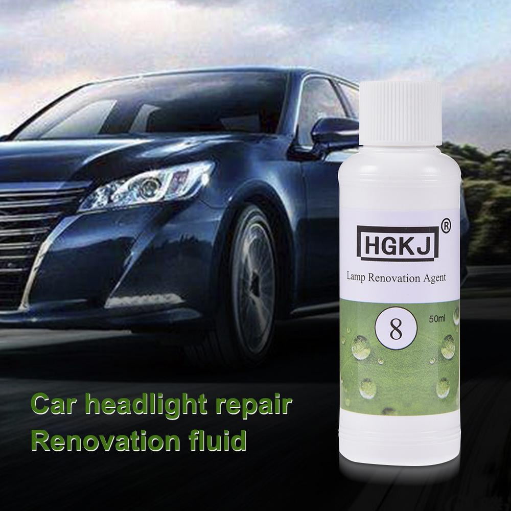 Tohuu Car Headlight Repair Fluid Scratch Remove Car Headlight Renewal Polish Fluid Effectively Polish Cleaner for Polishing Restoring Headlamp proficient