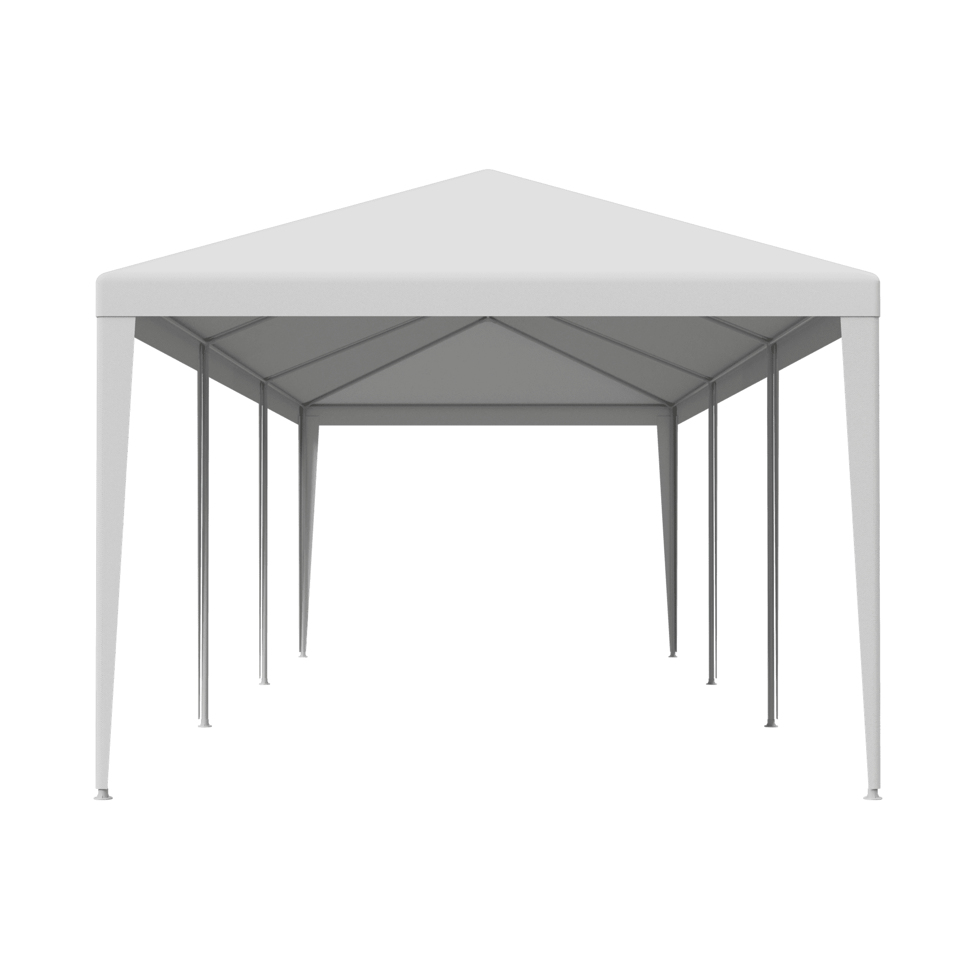 ZENY Wedding Party Tent Gazebo Canopy 6 Window-Walls with 2 Walls 10 x 30', White