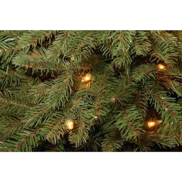 6.5 ft. Tiffany Fir Slim Artificial Christmas Tree with Clear Lights