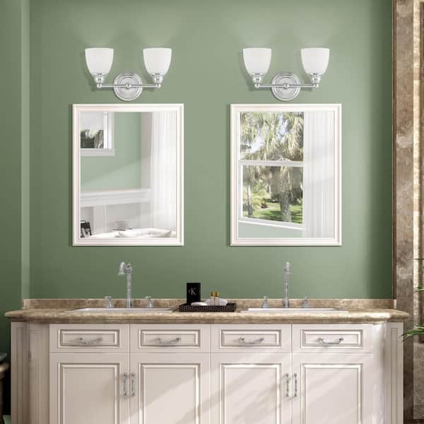 Beaumont 2 Light Polished Chrome Bath Vanity