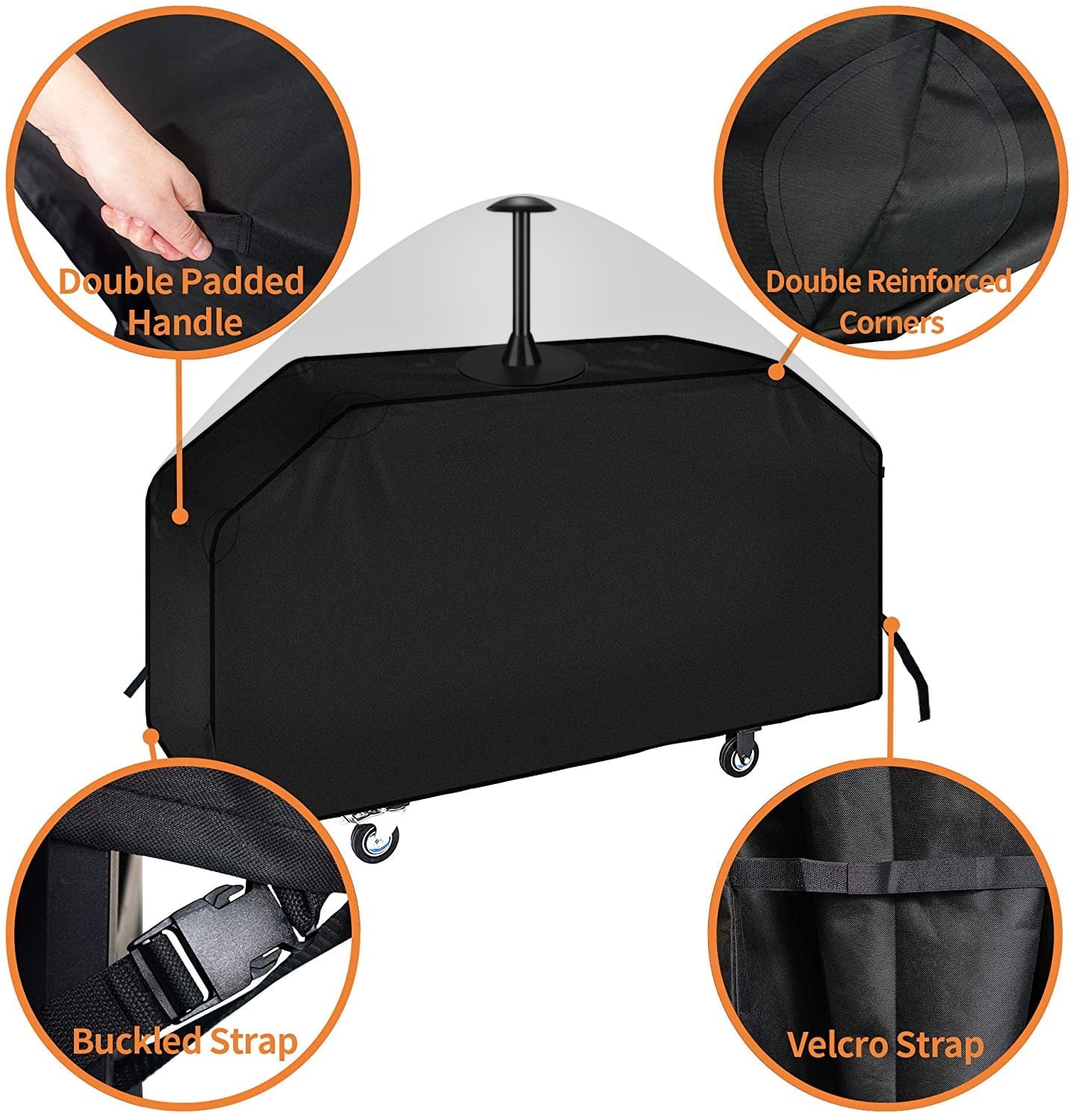 Icover 36 inch Blackstone Griddle Cover, 600D Gas Grill Cover