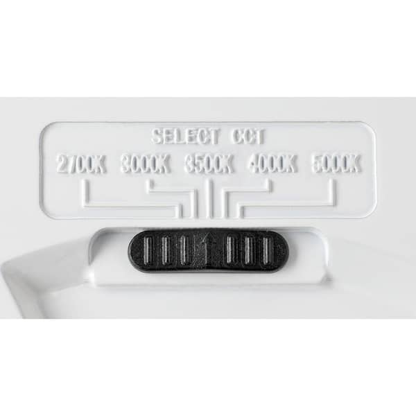 13 in. New Ultra-Low Profile Edgelit 5CCT Selectable LED Flush Mount Brushed Nickel (2-Pack)