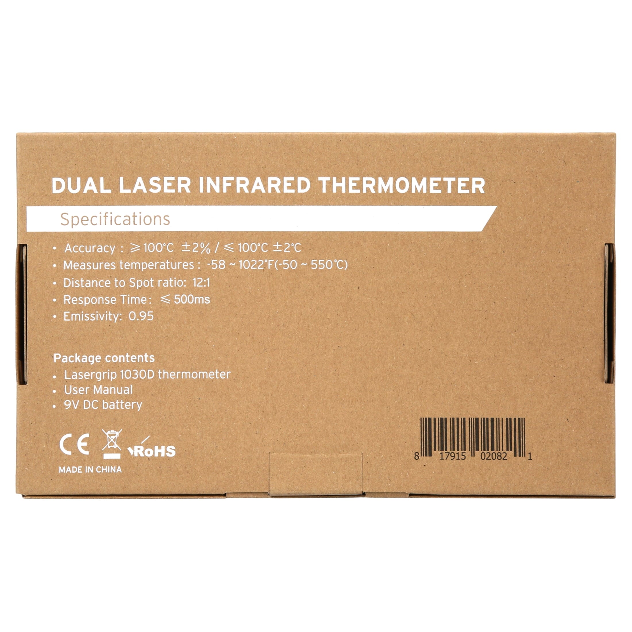 Etekcity Infrared Thermometer Temperature Gun Dual Laser