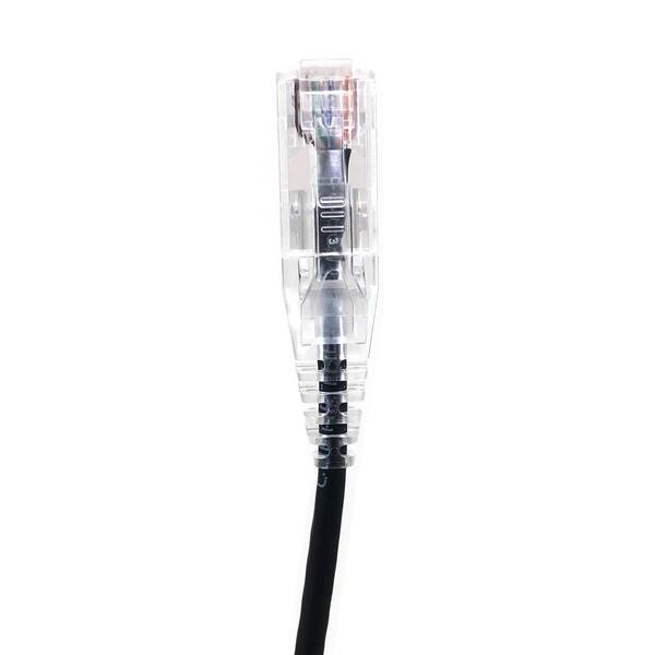 1 ft. Black CAT 6A 10 Gbps UTP 28 AWG Ultra Slim Ethernet Cable (5-Pack)