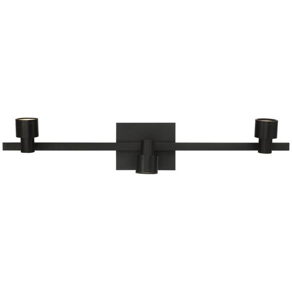 Matte Black Integrated LED Flexible Track Pendant
