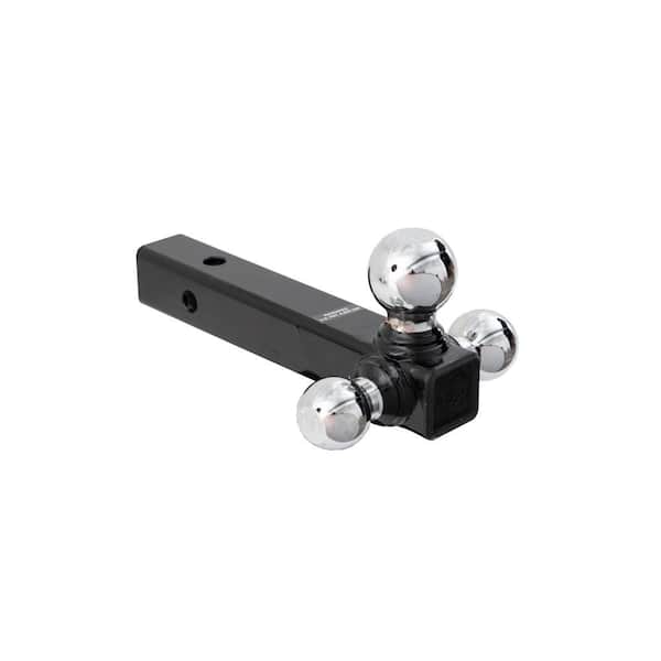 Tri-Ball Hitch-Tubular Shank with Chrome Towing Balls
