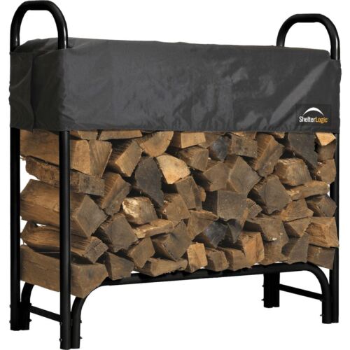 ShelterLogic Heavy Duty Firewood Rack, 4 ft.