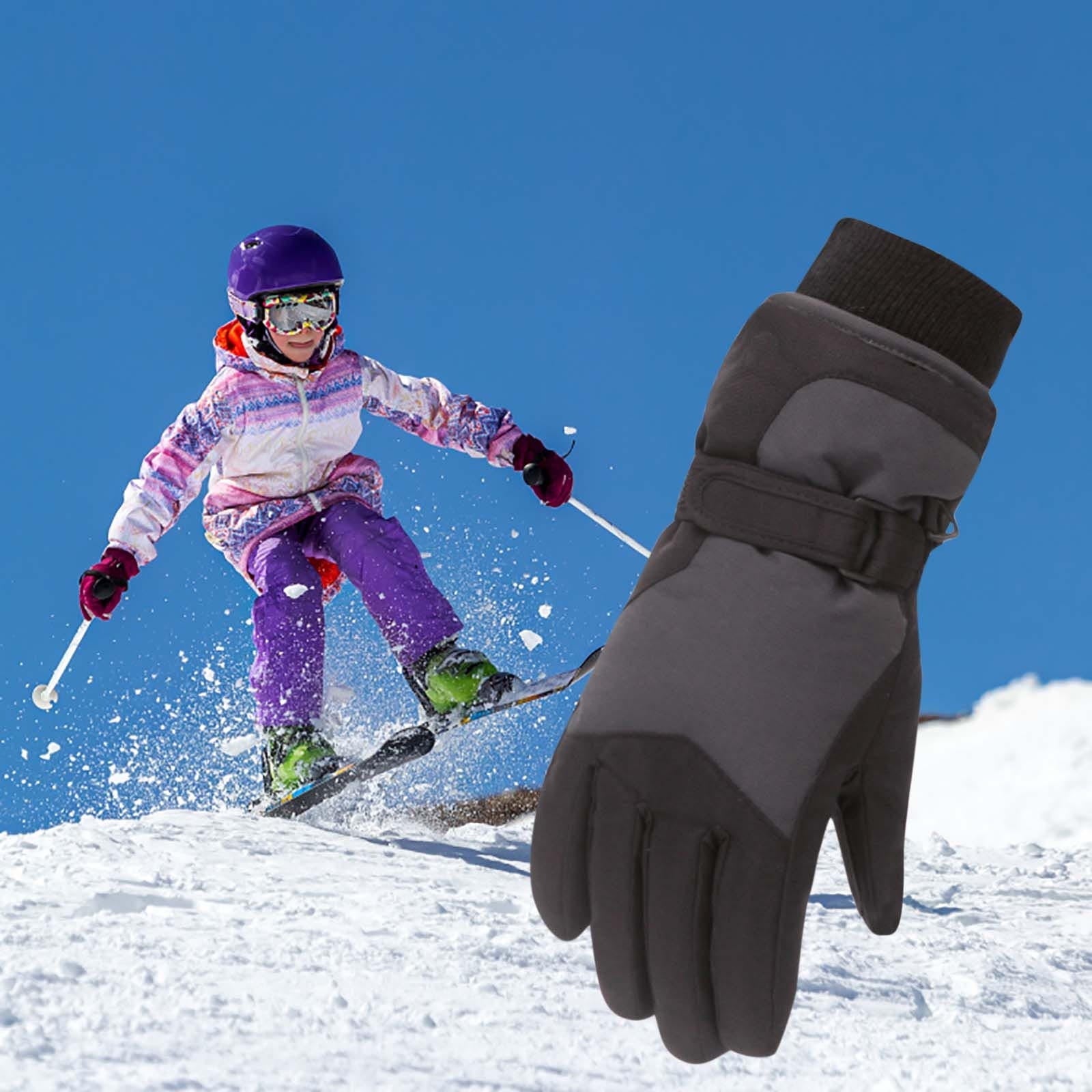 Fridja Kids Waterproof Warm Winter Snow Ski Glove for 9-14 Years Old Boys Girls