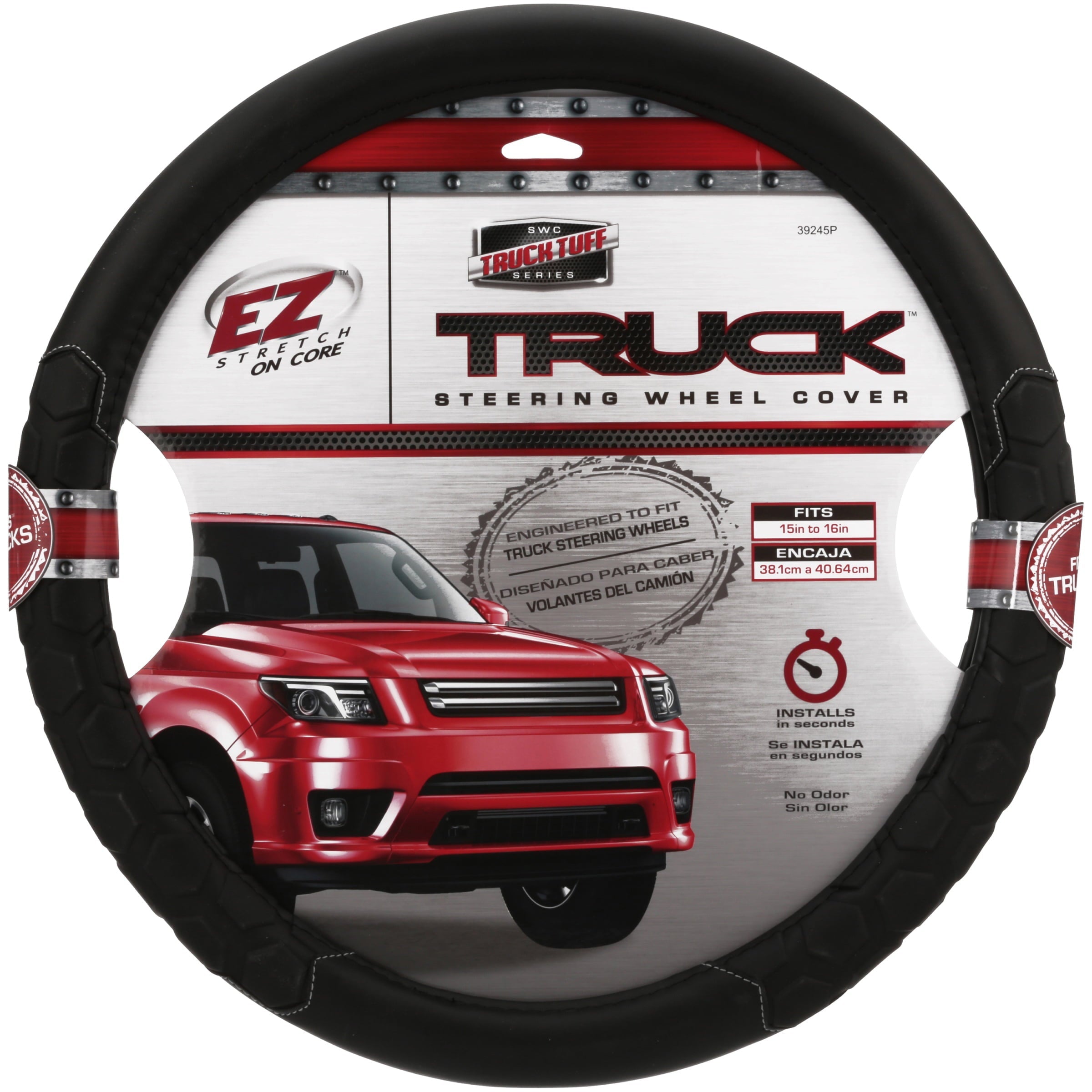 Truck Tuff Heavy Duty Truck Sized Steering Wheel Cover
