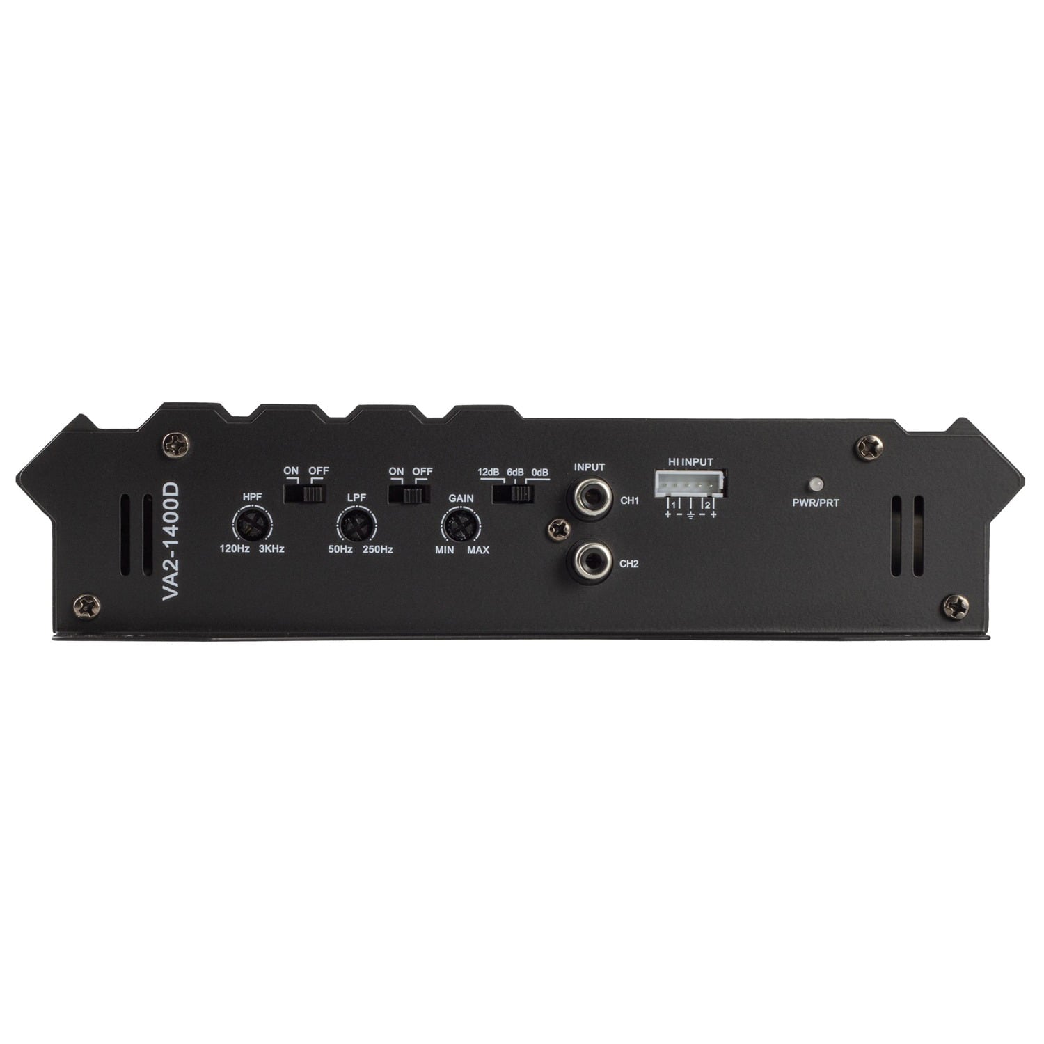 Power Acoustik® Vertigo Series 1,400-watt Max 2-channel Class D Amp