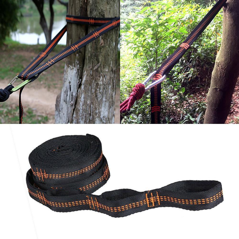 Adjustable Tree Hanging Hammock Straps Climbing Rope Aerial Hammock Hot B6S7