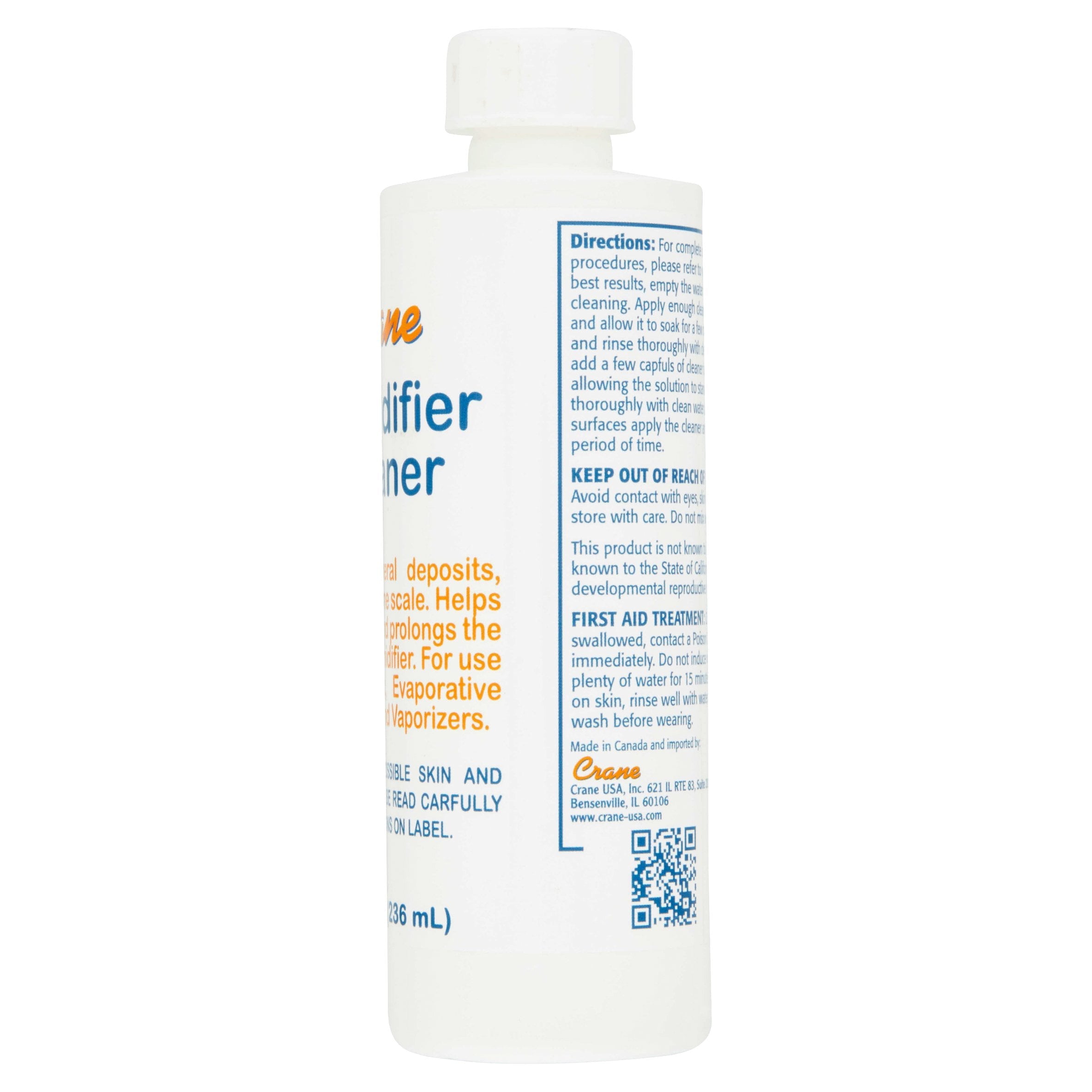 Crane Humidifier Descaler And Cleaner, 8 Oz Bottle