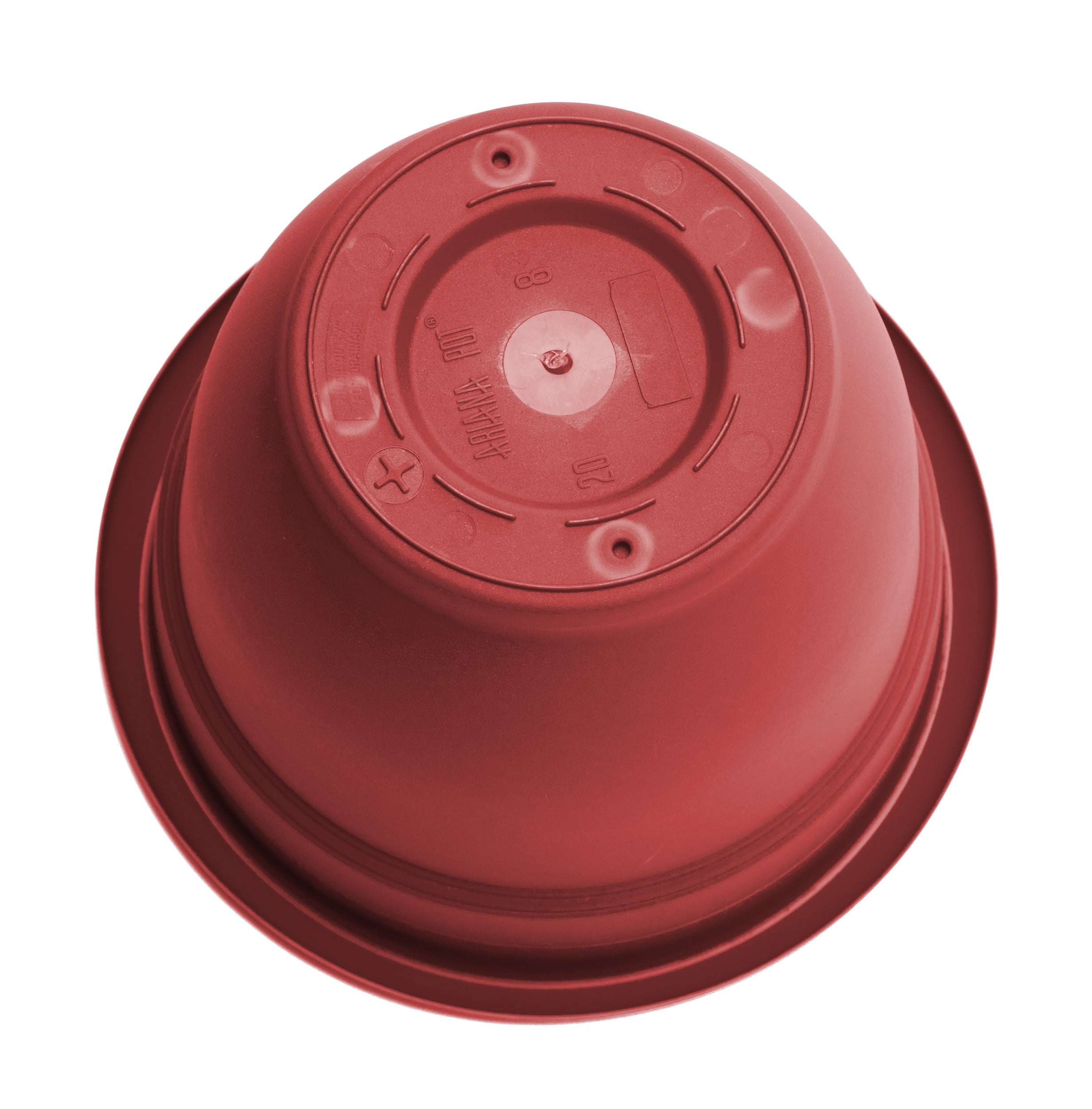 Bloem 6-in Ariana Plastic Round Planter 3-Pack with Self-Watering Inserts - Burnt Red