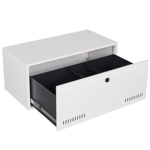 Biometric Fingerprint Lateral File Cabinet, Large Drawer Metal Filing Cabinet
