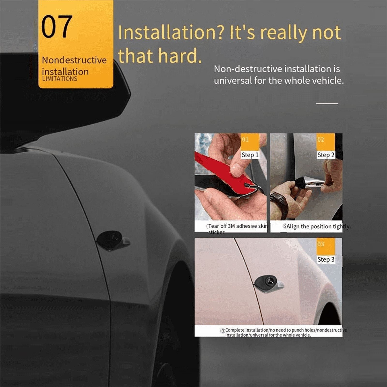 Car Rear View Camera Blind Spot HD AHD 1080P Assisted Reversing Left and Right Sides Reversing Blind Spot Assist Camera