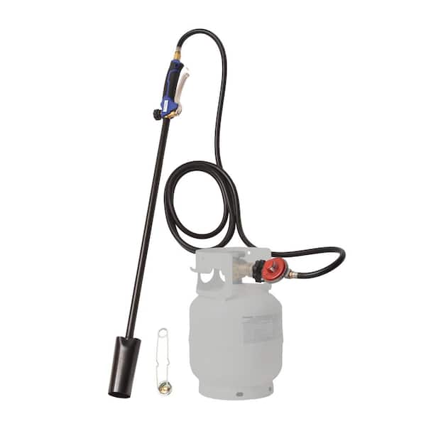 100,000 BTU Propane Torch Kit Heavy-Duty Weed Burner with Flint Striker