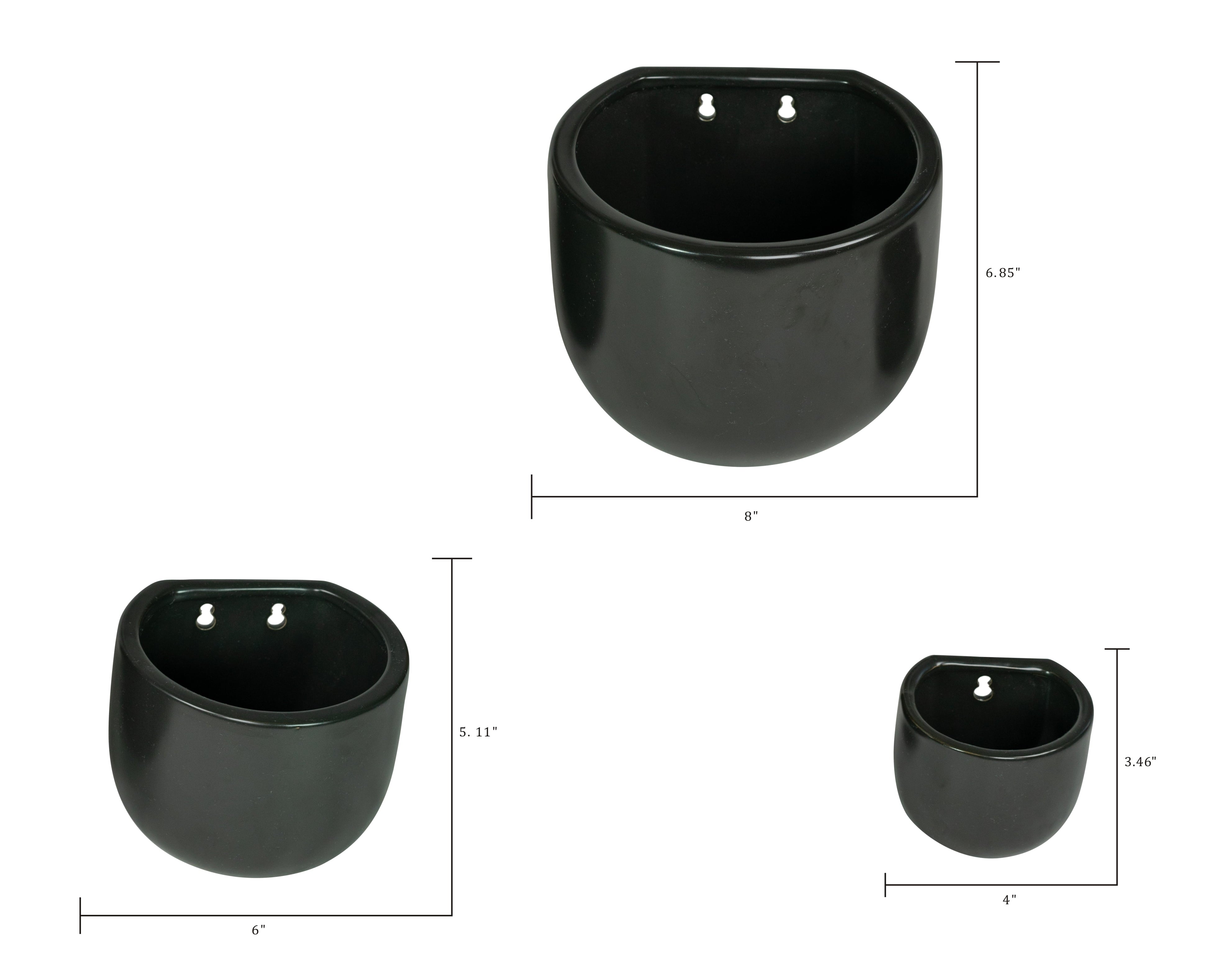 Better Homes and  Gardens Blake 3  pack Wall Planters