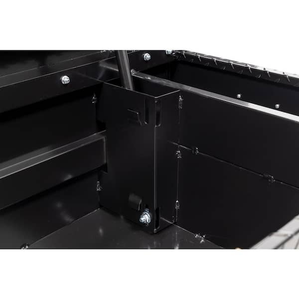 62.5 in. Gloss Black Aluminum Compact Truck Tool Box
